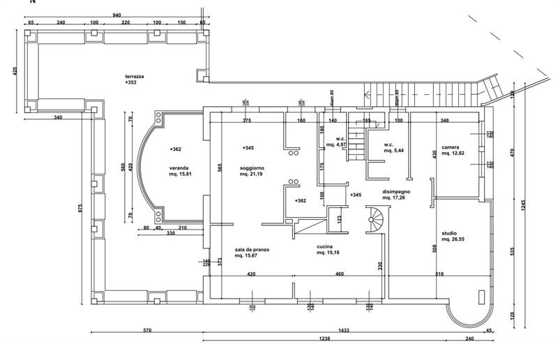 PLAN. 1 PIANO